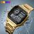 Relógio Masculino Skmei 1335 Á Prova D'água Digital Esporte Dourado