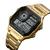 Relógio Masculino Skmei 1335 - Digital, 5ATM, Alarme, Cronômetro, Luz Noturna, Esporte Dourado