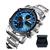 Relógio Masculino Skmei 1389 Digital E Analógico Esportivo Social Prata Com Azul