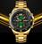 Relógio Masculino Skmei 1670 Anadigital Esporte Moda Luxo Dourado