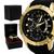 Relógio Masculino Technos Legacy Dourado Silicone Original Prova D'Água Garantia 1 Ano JS15EMX/2P PRETO