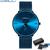 Relógio Masculino Ultra fino Slim Azul