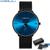 Relógio Masculino Ultra fino Slim  Azul/Preto