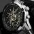 Relógio Masculino Winner Luxo Automático Aço Inoxidável Prateado
