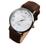 Relógio Masculino Yazole 278 Marrom Branco Branco
