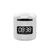 Relógio Mesa Digital Despertador 3 Alarme LED Som Perfeito  BRANCO