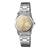 Relógio Oremte Prova Dagua Feminino Original Semi-automatico Prata/Dourado