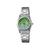 Relógio Oremte Prova Dagua Feminino Original Semi-automatico Prata/Verde Claro