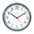 Relógio Parede Redondo Clássico Números Grandes Cozinha Sala Casa Branco/Cinza