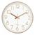 Relógio Parede Redondo Decorativo Sala Quarto Cozinha 24,5cm branco