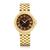 Relógio Pulso Jean Vernier Aço Inoxidável Masculino JV01148 -  Dourado+Marrom