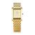Relógio Pulso Jean Vernier Aço Moderno Feminino JV02011 Dourado