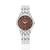Relógio Pulso Jean Vernier Com Cristal Unissex JV05711 Prata