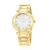 Relógio Pulso Jean Vernier Moderno Feminino JV01001 Dourado