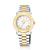 Relógio Pulso Jean Vernier Suíço Moderno Feminino JV01023 Dourado+Prata
