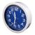 Relógio Redondo Despertador Mesa/Parede Horário Sala Cozinha  Pontual ZB3010 Azul