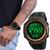 Relógio Masculino Skmei 1251 Digital de Pulso  Esportivo Prova Dagua  Preto detalhe Dourado