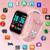 Relógio Smart Digital D20 Masculino / Feminino + Fone S/fio Rosa