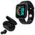 Relógio Smart Watch Digital D20 Masculino / Feminino + Fone Bluetooth Sem Fio Preto