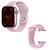 Relógio Smart Watch Feminino Masculino M9 Pr0 Max Série 9  lançamento Rosa