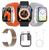 Relógio Smart Watch Serie 8 W68 Mini Ultra Nfc Pulseira Extra Pelicula Tela 41mm Original Kit Prateado