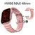 Relogio Smart Watch8 HW68 Max Tela Full 48mm + Pulseira Extra Rosa