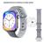 Relogio Smart Watch8 HW68 Ultra Mini 41mm Serie 8 Android iOS - Wearfit pro cinza