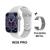 Relogio Smart Watch8 W28 Pro Serie 8 44mm + Pulseira Metal Extra Cinza