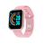 Relógio Smartwatch Android e Iphone Inteligente Y68 Bluetooth  Rosa