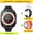 Relógio Smartwatch GS8 Ultra 8 45mm Rede Social Ligações KIT 3 Puls. Milanese+Ocean+Pelíc. METAL-PRETA+OCEAN-LAR