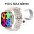 Relógio Smartwatch HW9 ULTRA MAX Tela AMOLED 49mm + Pulseira Extra Bege