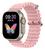 Relógio Smartwatch Hw9 Ultra Mini Series 9 2 Pulseiras Amoled Tela 41mm Gps Nfc Android iOS  ROSA