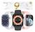 Relógio Smartwatch Inteligente Feminino W59 Serie 9 Lançamento Original Android iOS Tela 47mm Nfc Gps Rosa