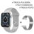 Relógio Smartwatch Inteligente Hw12 40mm Android iOS Bluetooth + Pulseira Metal Extra Cinza