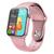 Relógio Smartwatch Inteligente Hw12 Android iOS Bluetooth Feminino E Masculino - Smart Bracelet Rosa