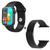 Relógio Smartwatch Inteligente Hw12 Android iOS Bluetooth Masculino E Feminino + Pulseira Metal Extra Preto