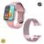 Relógio Smartwatch Inteligente Hw12  Android iOS Bluetooth + Pulseira Metal Extra Rosa
