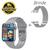Relogio Smartwatch Inteligente HW16 44mm Tela Infinita + Pulseira Metal Cinza