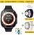 Relógio Smartwatch Ultra 8 GS8 Série 8 Esportivo Nfc 1.91 Rede Social KIT 3 Puls.+ Pelíc PULS.AZUL+BRANCA
