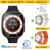 Relógio Smartwatch Ultra 8 W68 MICROWEAR Série 8 - KIT 3 Puls.+Pelíc PULS.BRANCA+LARANJA