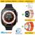 Relógio Smartwatch Ultra 8 W68 MICROWEAR Série 8 - KIT 3 Puls.+Pelíc PULS.ROSA+LARANJA