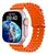 Relógio Smartwatch Ultra 9 Plus 49mm Lançamento 2024 Nfc Amoled Gps Original Laranja