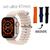 Relógio Smartwatch WS Ultra 47mm Watch8 Com 4 Pulseiras Prata