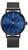 Relógios Masculinos De Pulso Minimalistas Preto Prateado Azul Social Esporte Fino 40mm Vanglore 3288a Coleção Selecty Preto e Azul
