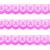 Renda de Nylon Najar 1,0cm 900/2 Rolo com 50 Metros Rosa Flamingo 84