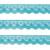Renda de Nylon Najar 1,0cm 900/2 Rolo com 50 Metros Azul Turquesa 21