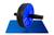 Roda De Exercício Abdominal Dupla Com Apoio - Fit Funcional Lombar Azul