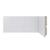 Rodapé de Poliestireno Santa Luzia 454 Branco 100mm x 13mm x 2400mm Branco 10cm 454