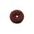 Rosquinha Esponja Donut Para Coque Perfeito 14CM (GG) Cores Castanho escuro