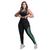 Roupa Academia Feminina Conjunto Calça Legging e Top Malu Aleatório